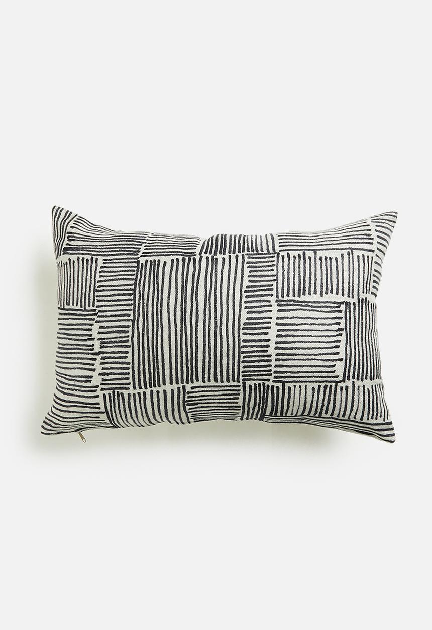 Hertex Fabrics - Kitenge cushion cover-ink
