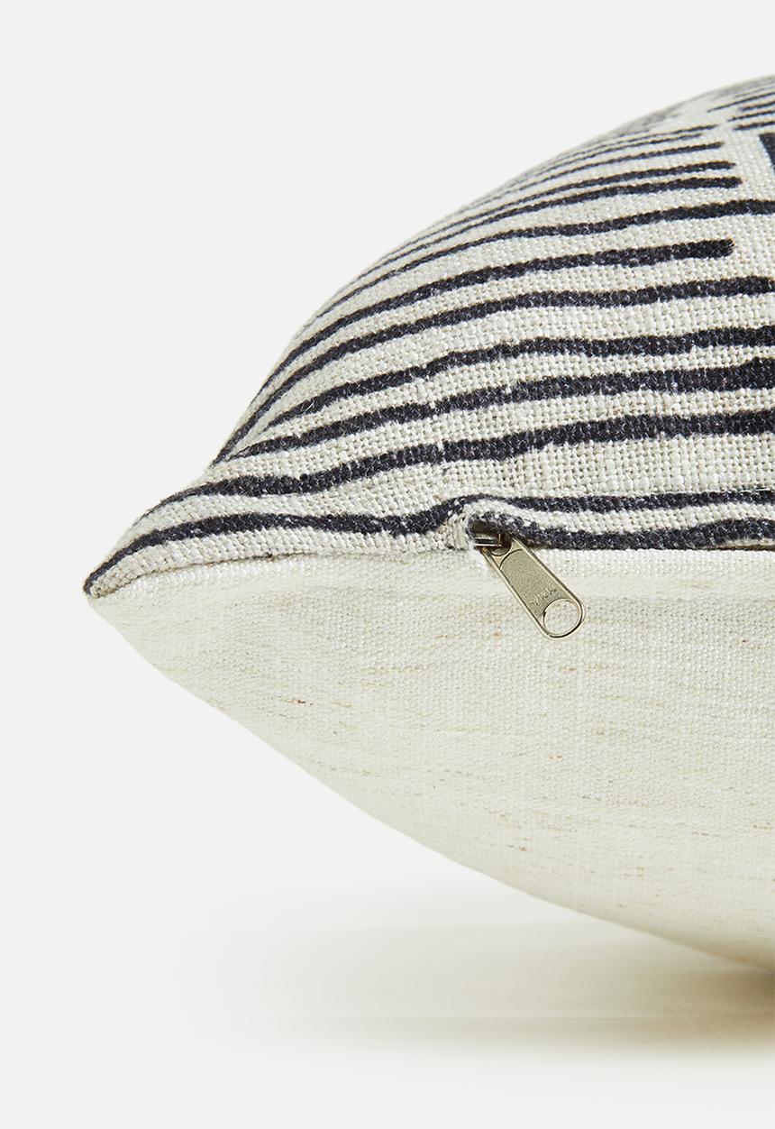 Hertex Fabrics - Kitenge cushion cover-ink