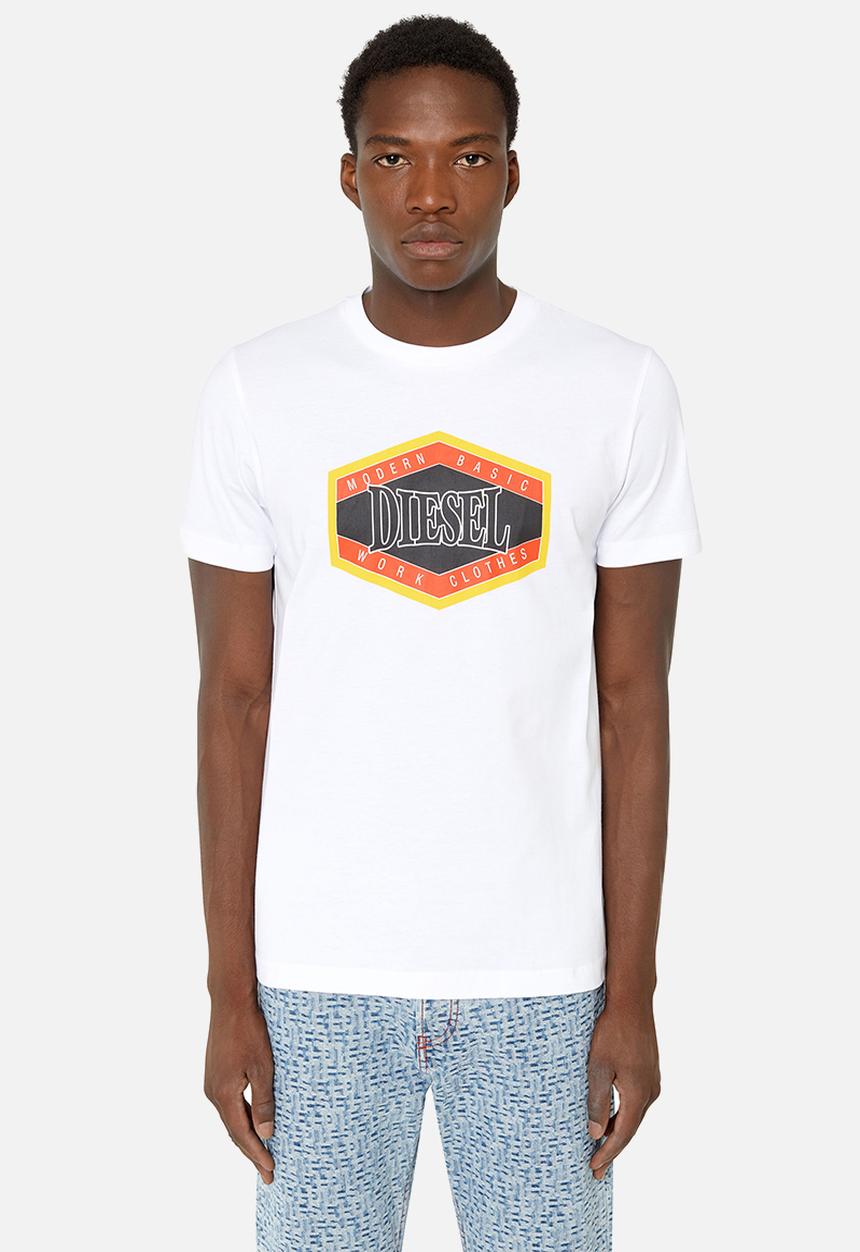 Diesel  - T-diegor-e14 camiseta - 100diesel - white 