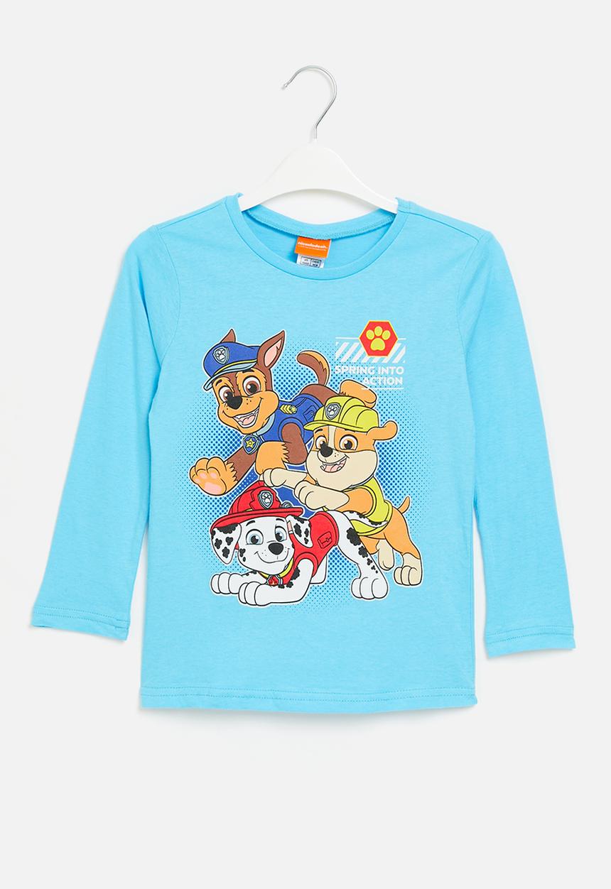 Character Group - Paw patrol winter tee - blue 