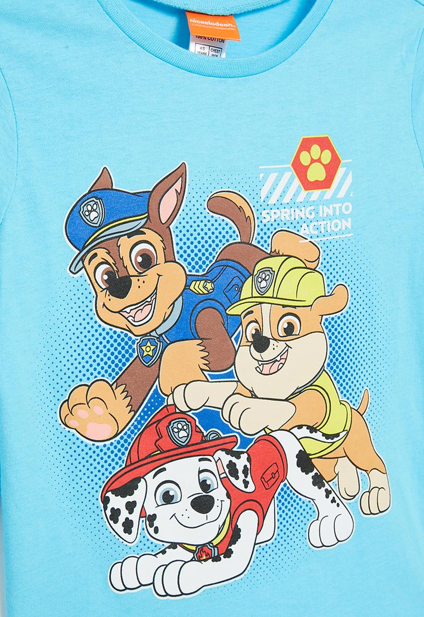 Character Group - Paw patrol winter tee - blue 