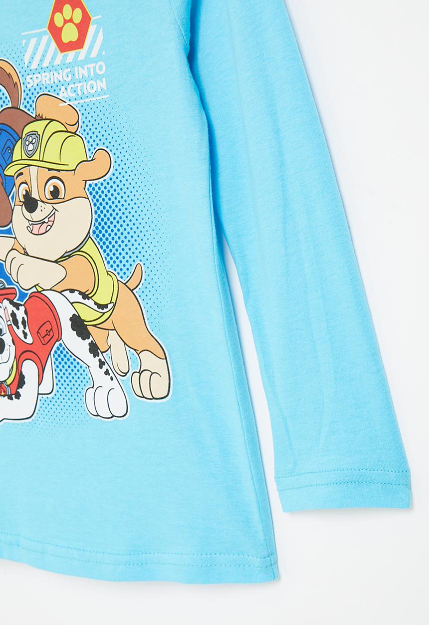 Character Group - Paw patrol winter tee - blue 