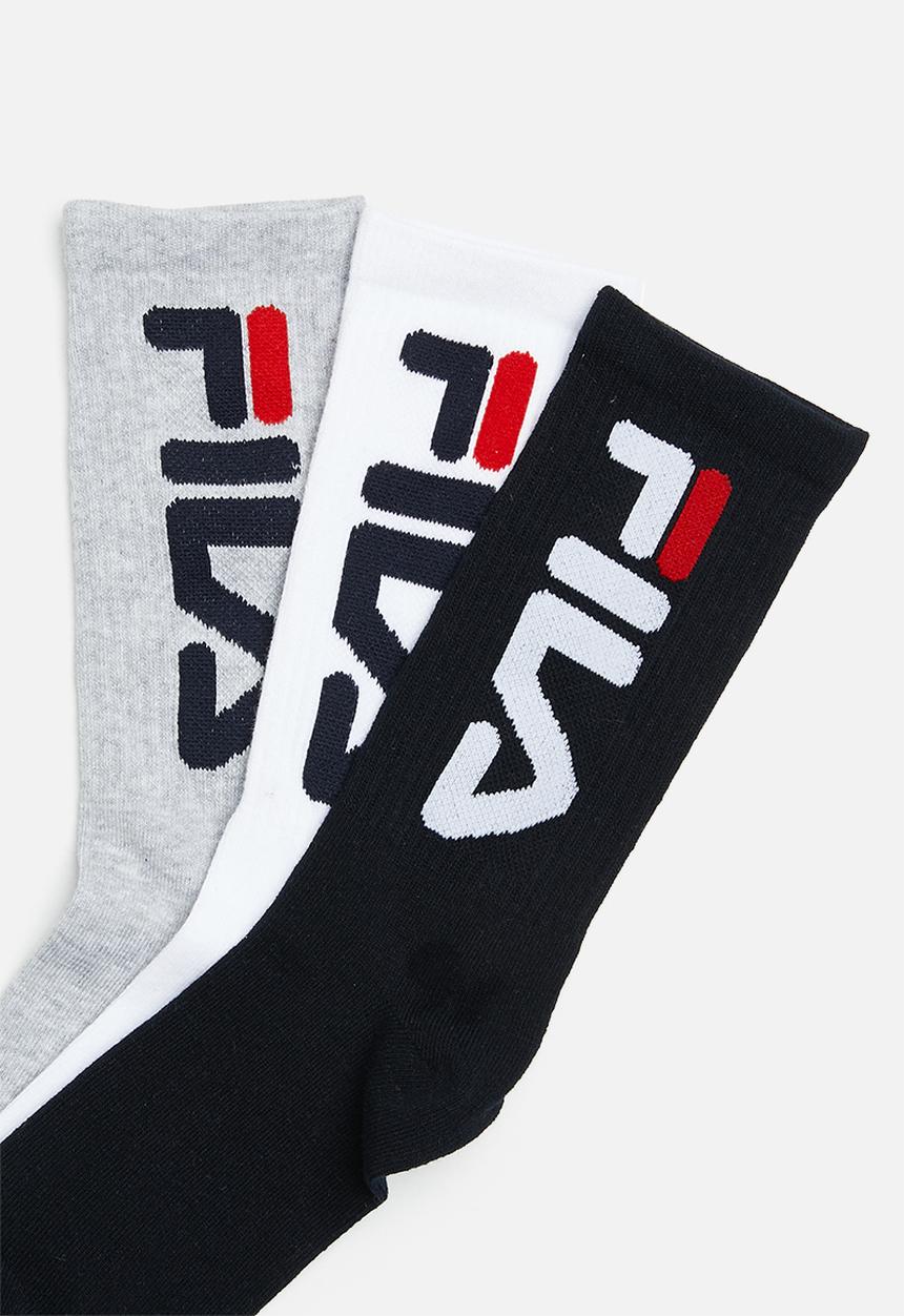 FILA - Sandra 3 pack tube socks - multi