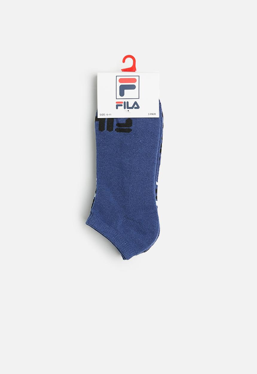 FILA - Reese 3 pack ankle socks - multi
