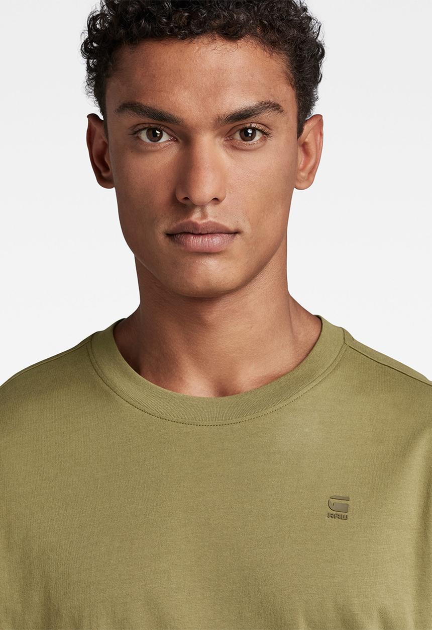G-STAR - Lash r t short sleeve Compact jersey - smoke olive