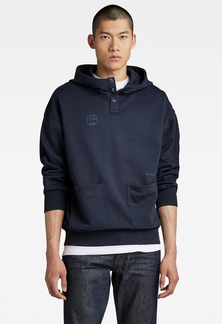 G-STAR - Irregular graphics pkt loose hdd sw - salute