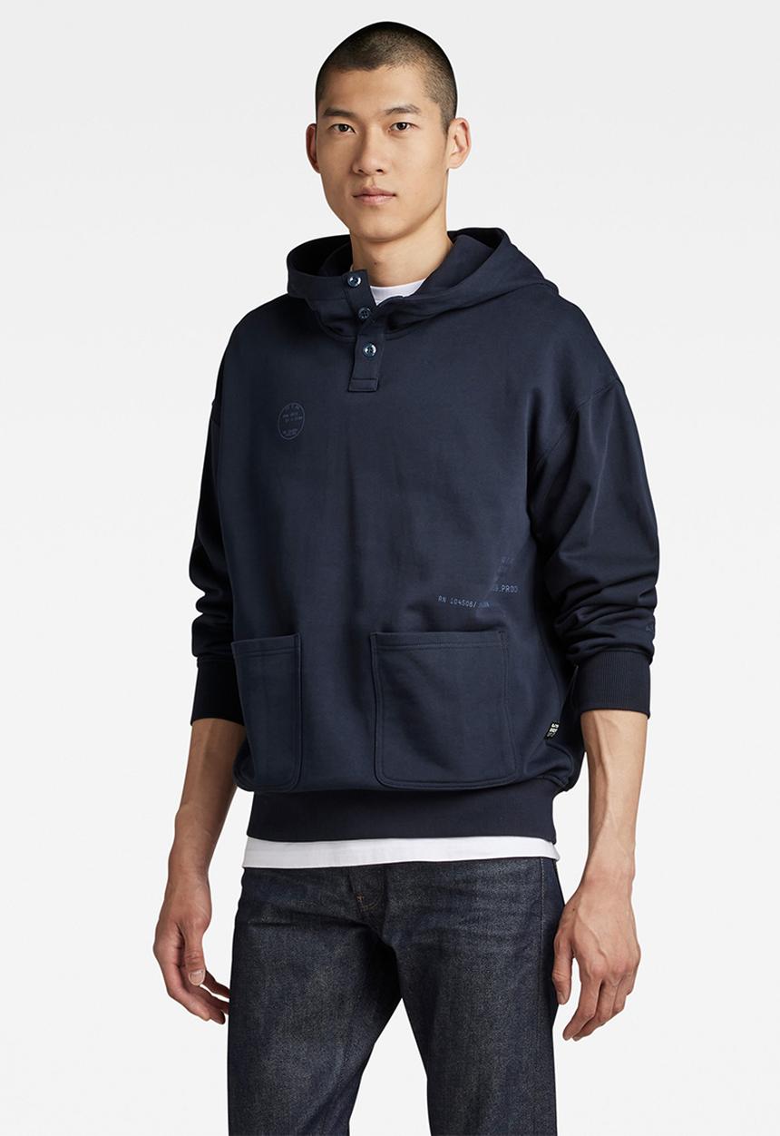 G-STAR - Irregular graphics pkt loose hdd sw - salute