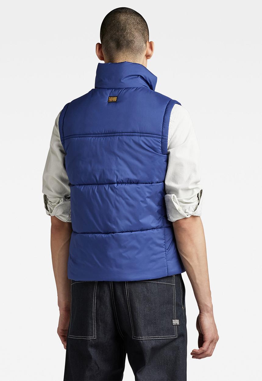 G-STAR - Foundation padded vest - ballpen blue