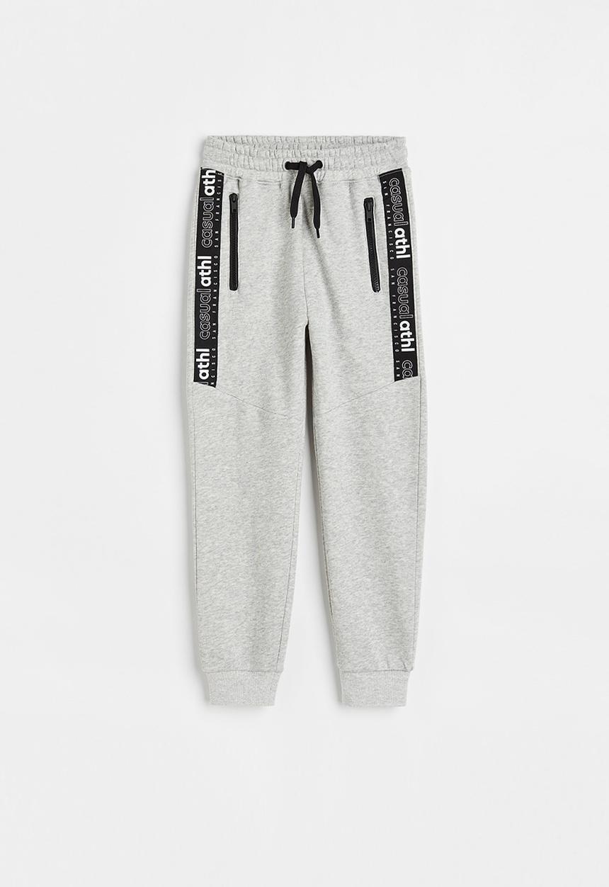 H&M - Joggers - light grey marl/casual athl