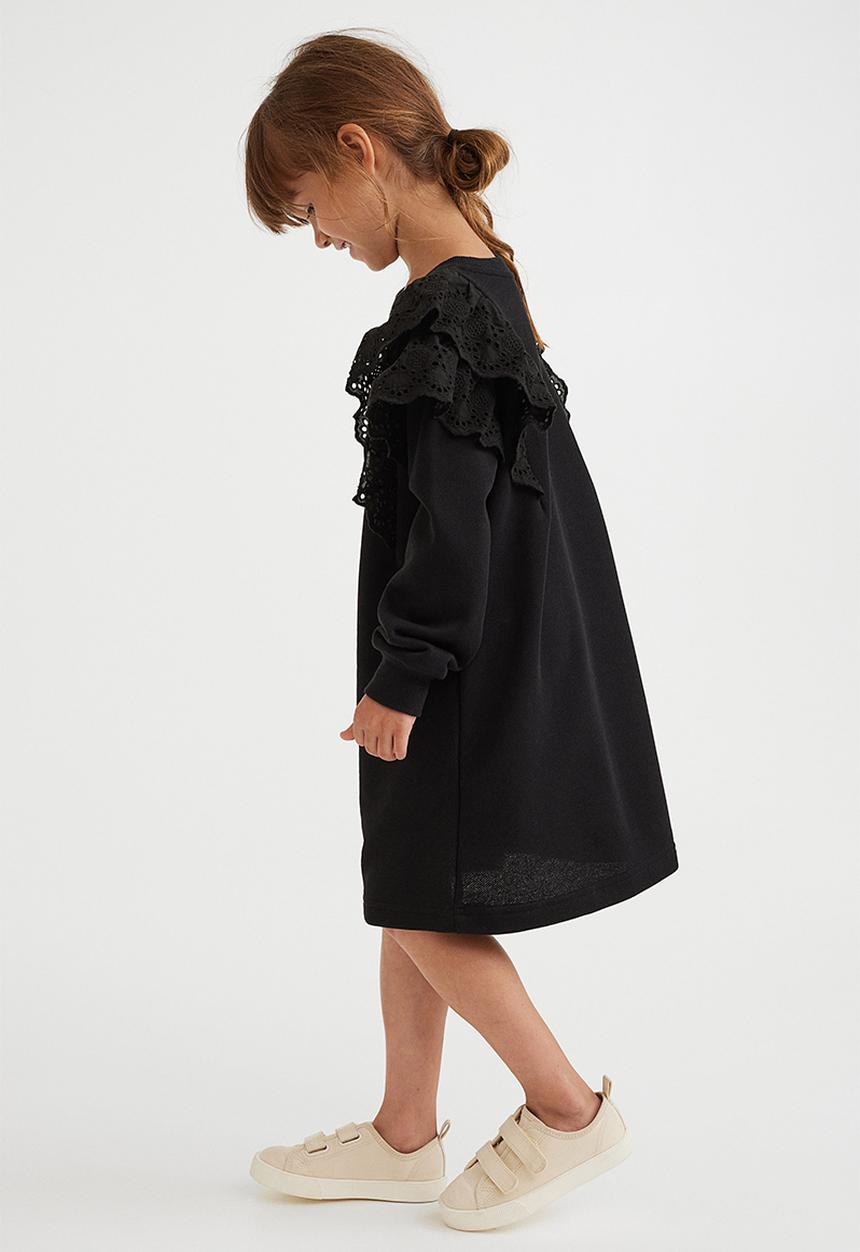H&M - Sweatshirt dress - black