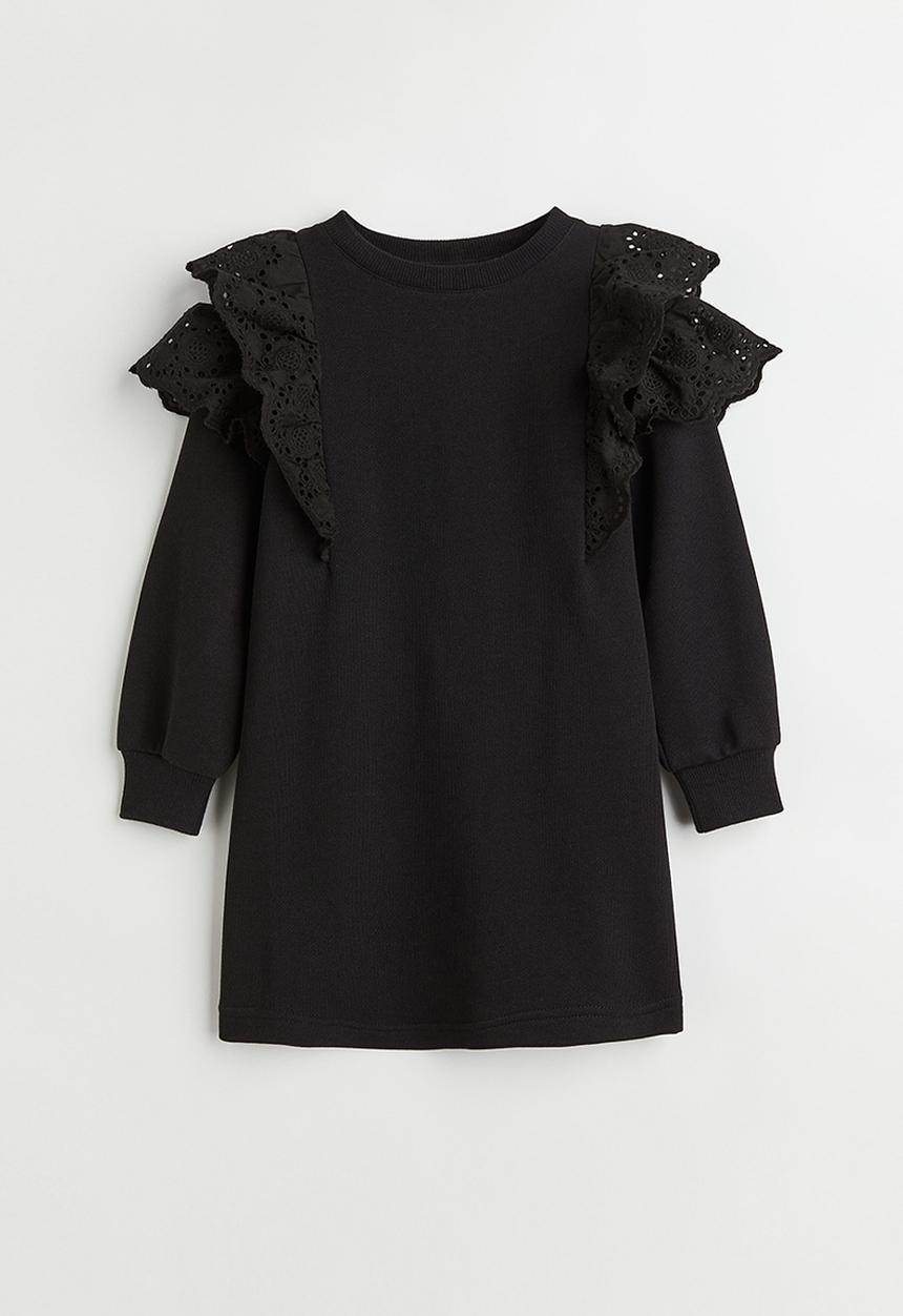 H&M - Sweatshirt dress - black
