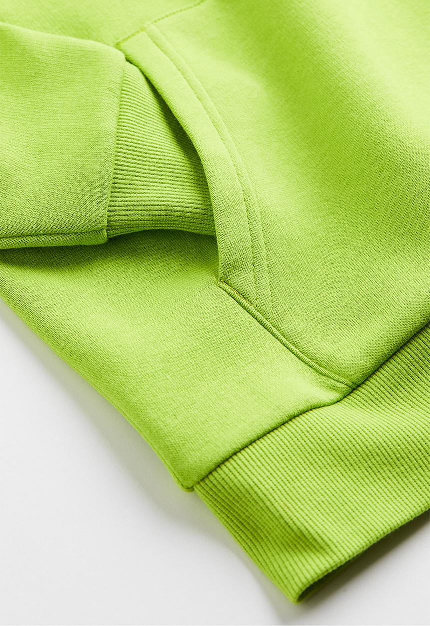 H&M - Oversized hoodie - lime green