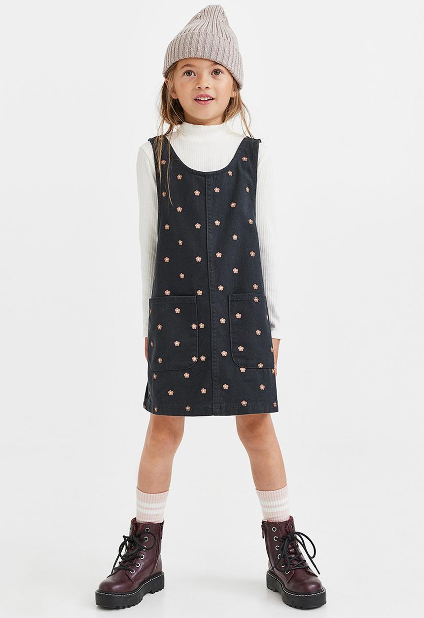 H&M - 2-Piece cotton set - black/floral