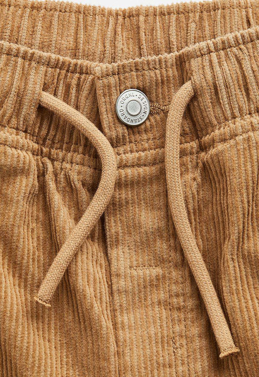 H&M - Cotton trousers - dark beige