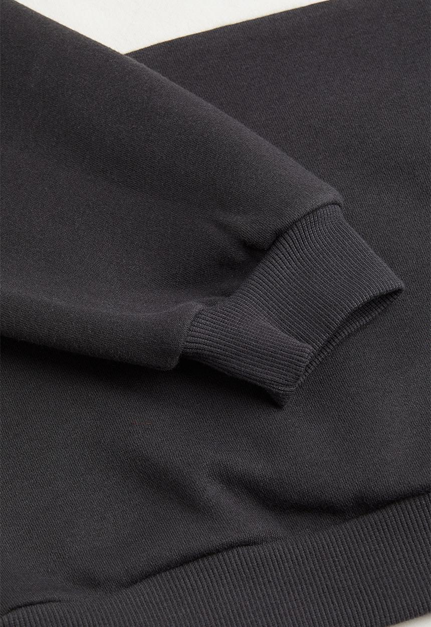 H&M - Block-coloured sweatshirt - dark grey/block-coloured