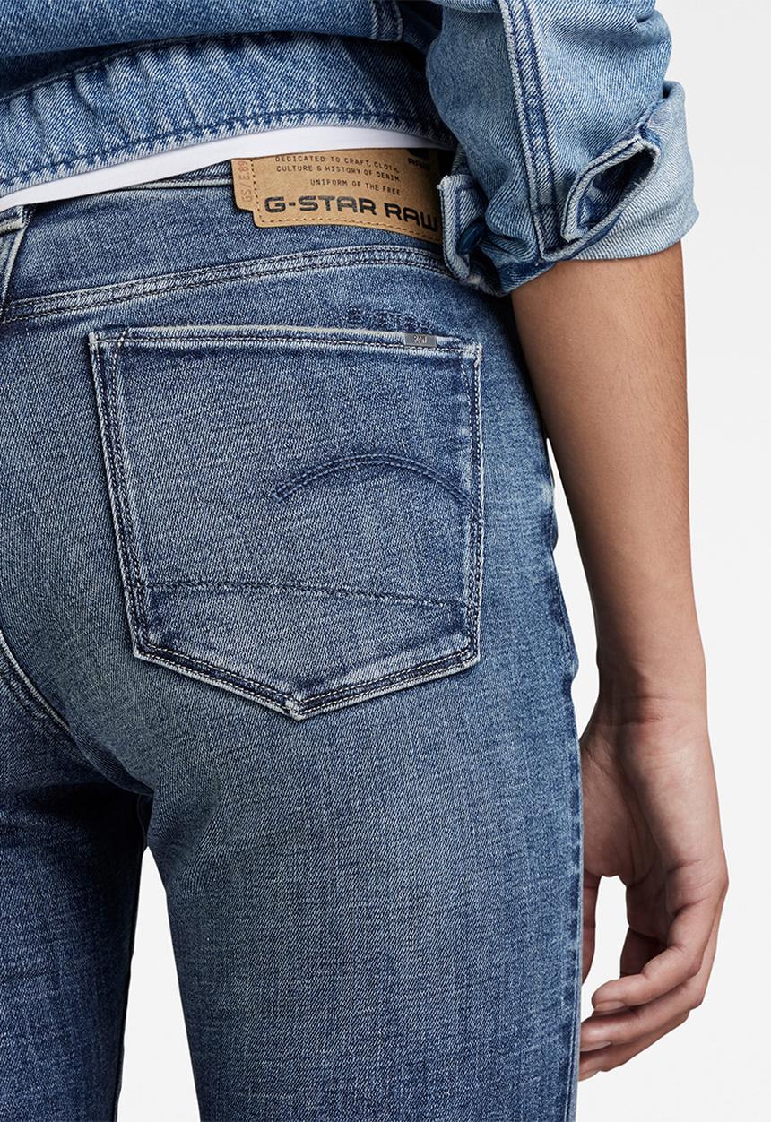G-STAR - 3301 Skinny jeans - faded cascade