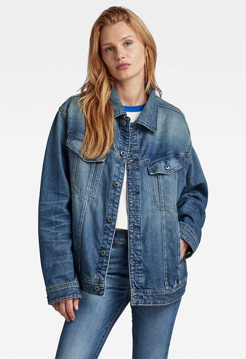 G-STAR - Oversized western jacket - antique faded niagara