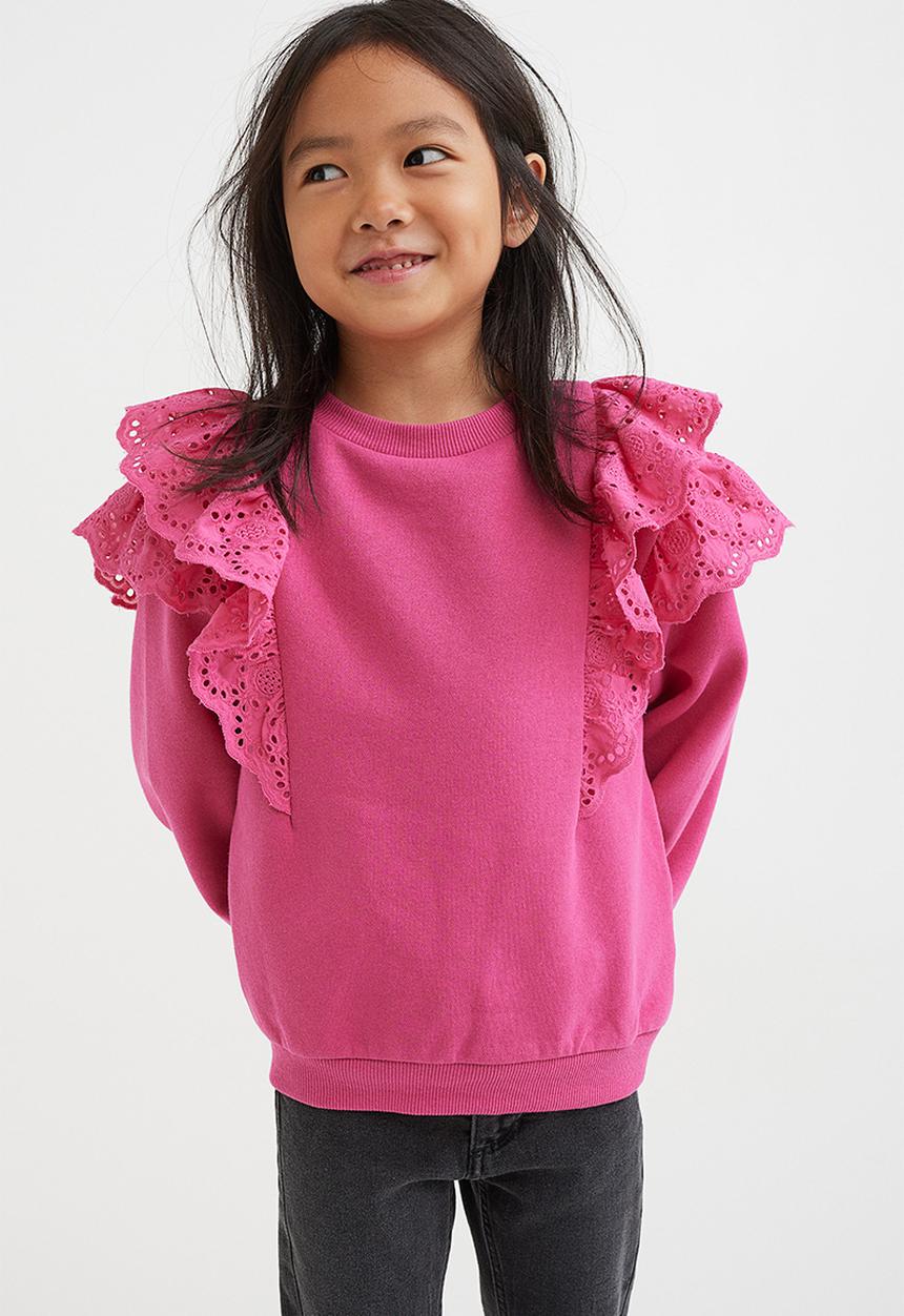 H&M - Sweatshirt - cerise