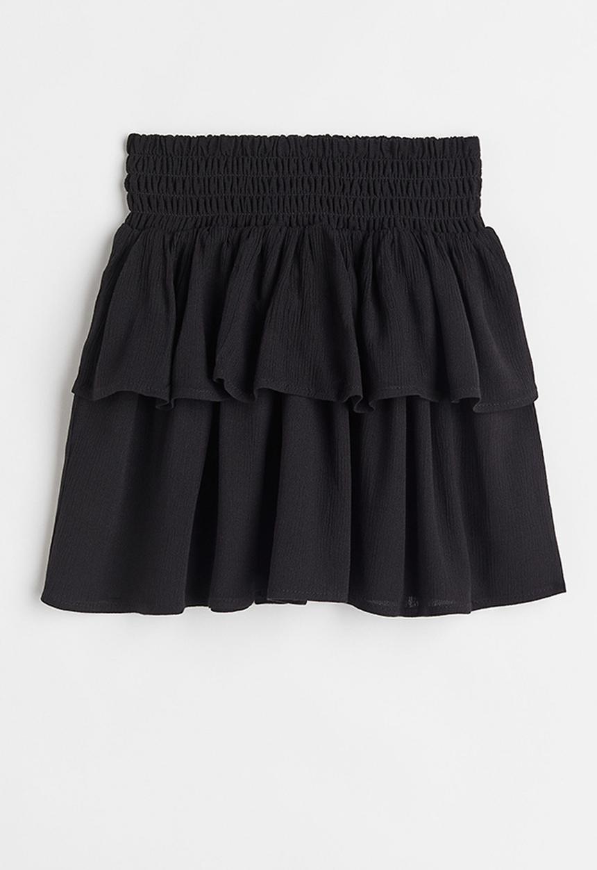 H&M - Tiered skirt - black