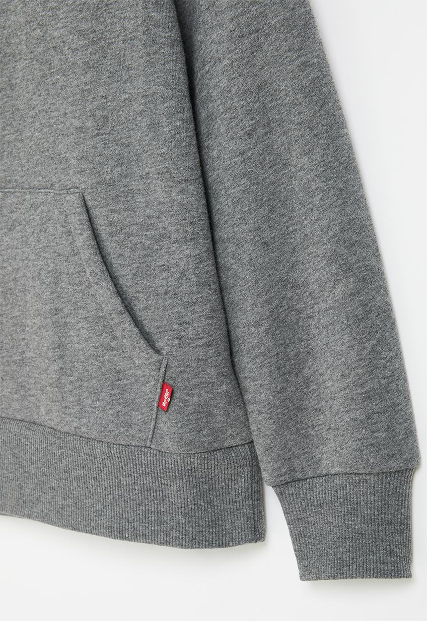 Levi’s® - Lvb batwing screenprint hooded - charcoal heather
