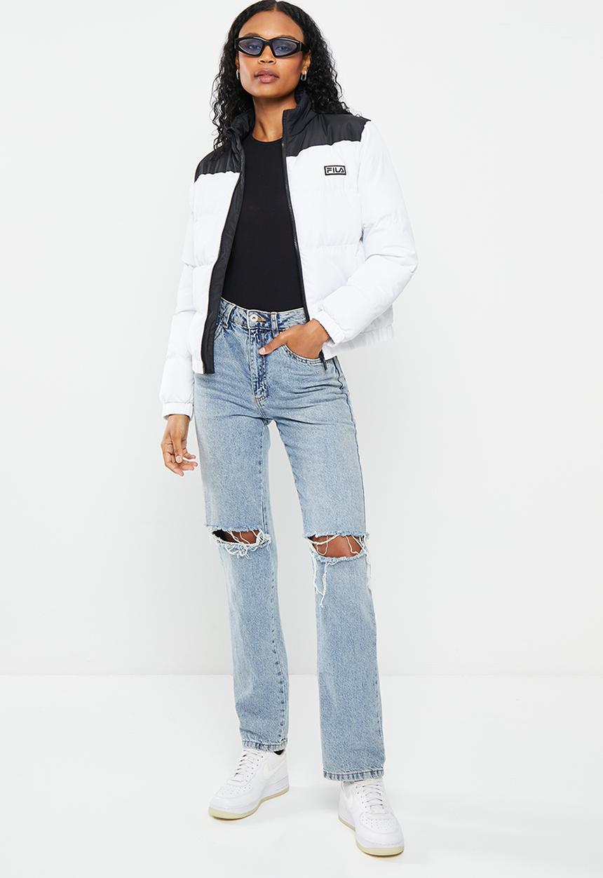 FILA - Jada jacket - black & blanc de blanc