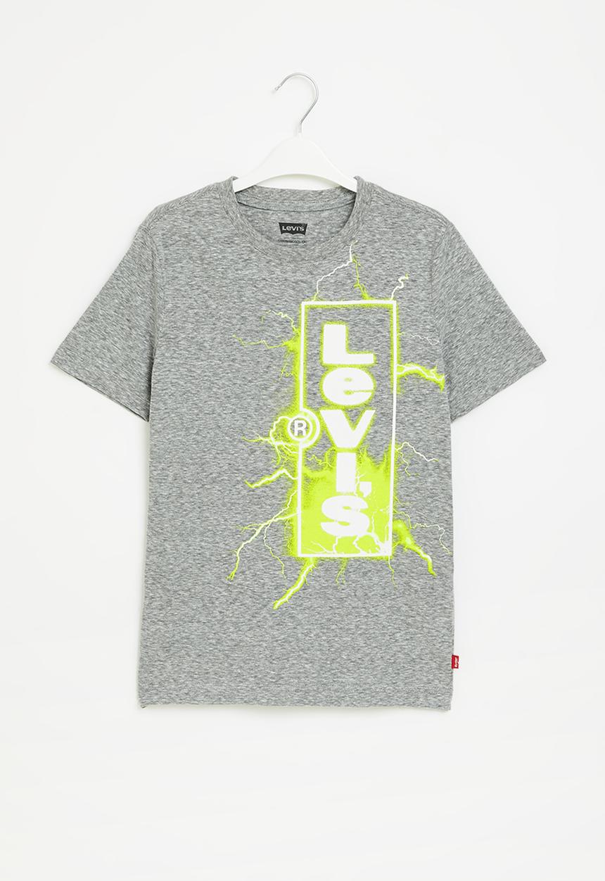 Levi’s® - Lvb lightning strike tee shirt - gargoyle cloud heather