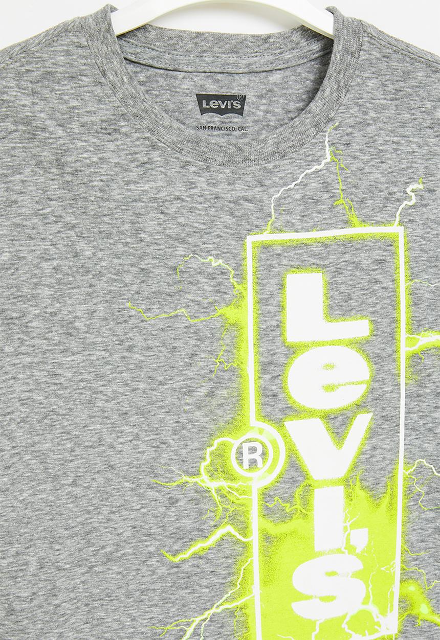 Levi’s® - Lvb lightning strike tee shirt - gargoyle cloud heather