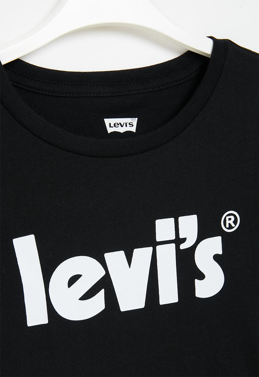 Levi’s® - Lvg long sleeve poster logo top - black