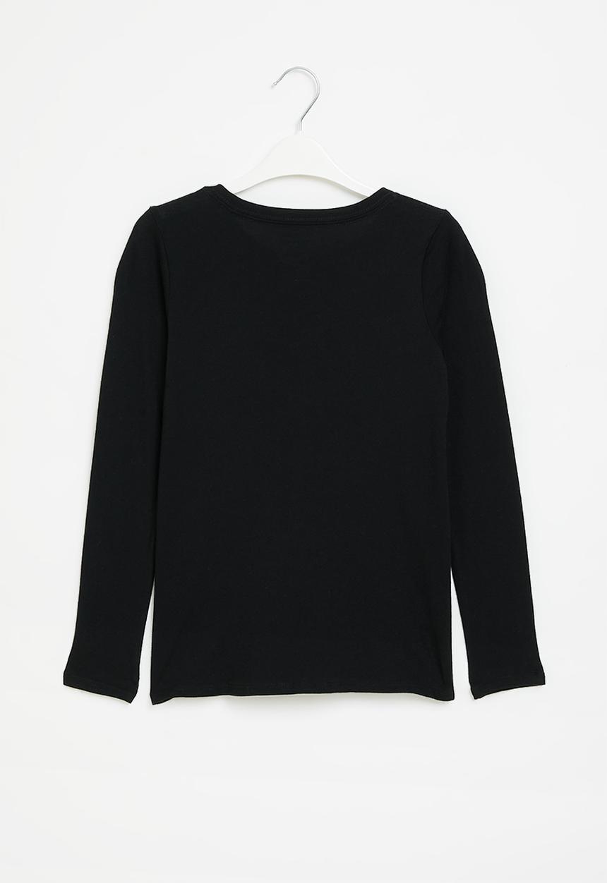 Levi’s® - Lvg long sleeve poster logo top - black