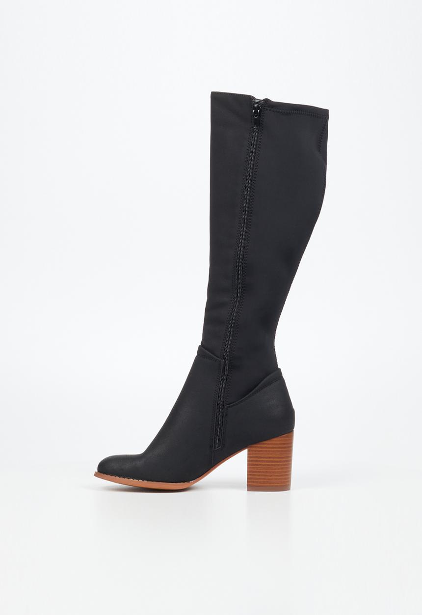 Miss Black - Ahlam 7 knee length boot - black