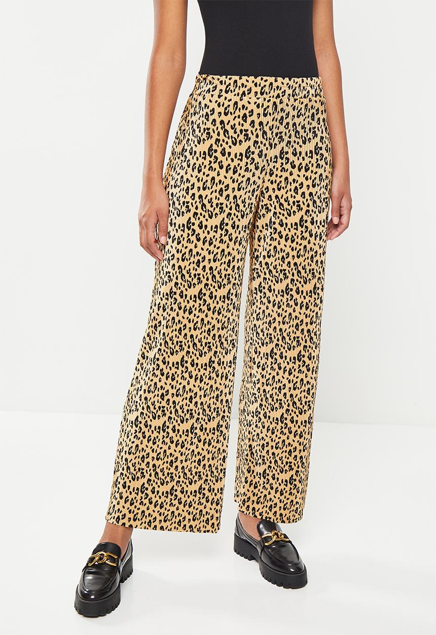 Me&B - Jaguar plisse pant - brown