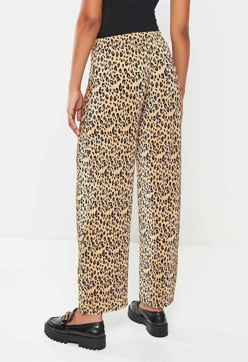 Me&B - Jaguar plisse pant - brown