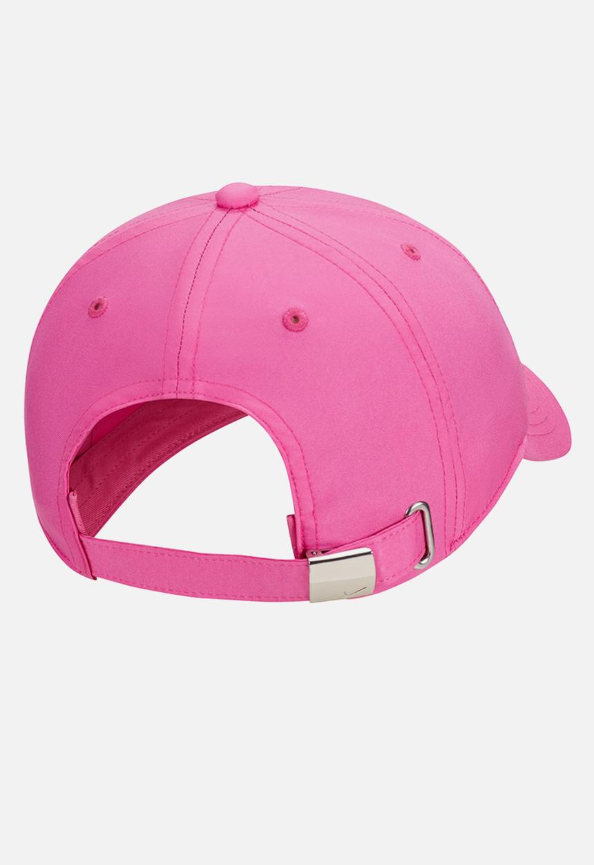 Nike - Y nike cap metal swoosh - active fuchsia/metallic silver