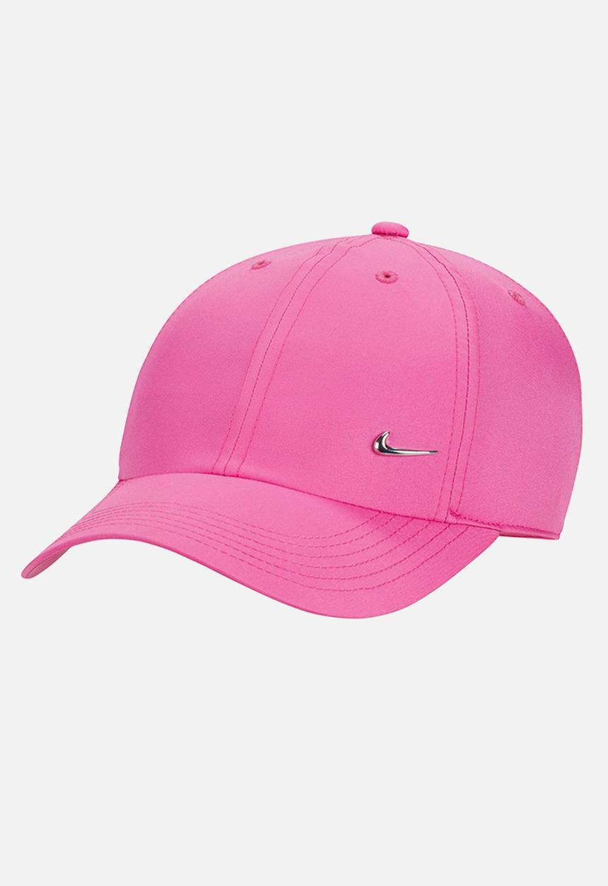 Nike - Y nike cap metal swoosh - active fuchsia/metallic silver