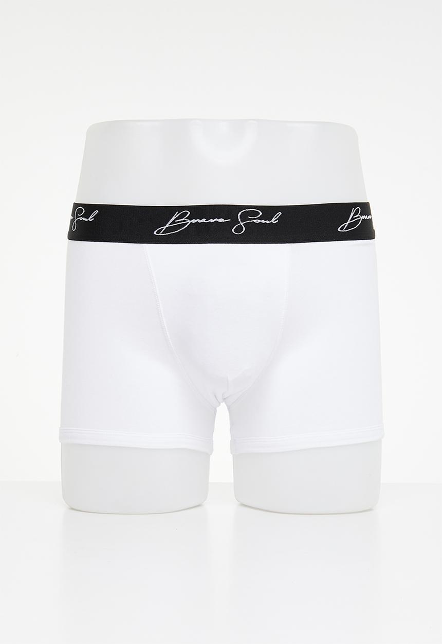 Brave Soul - Signature underwear 5 pack - black & white