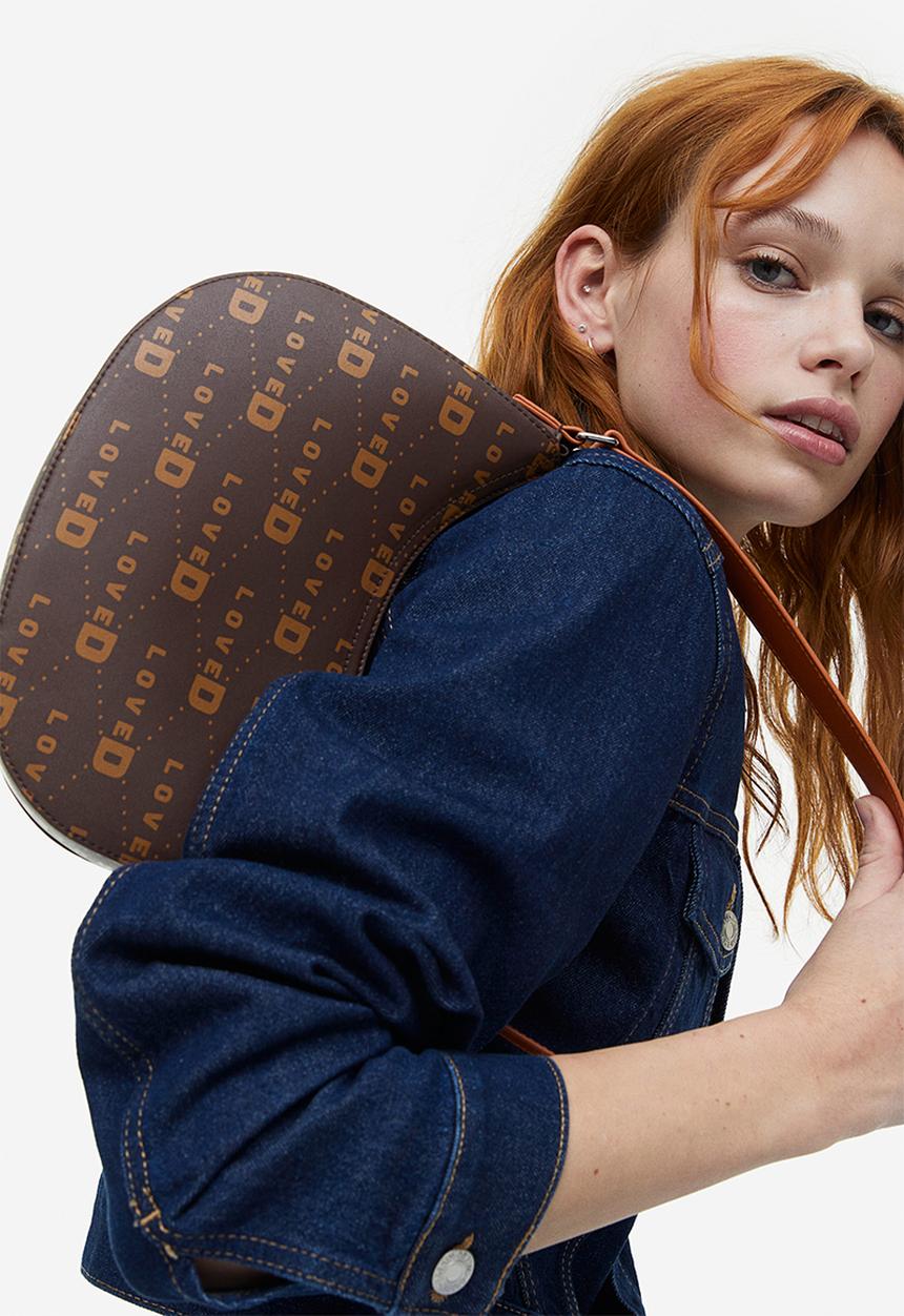 H&M - Small shoulder bag - brown/loved