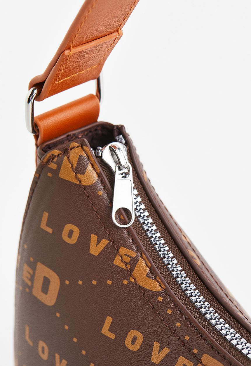 H&M - Small shoulder bag - brown/loved