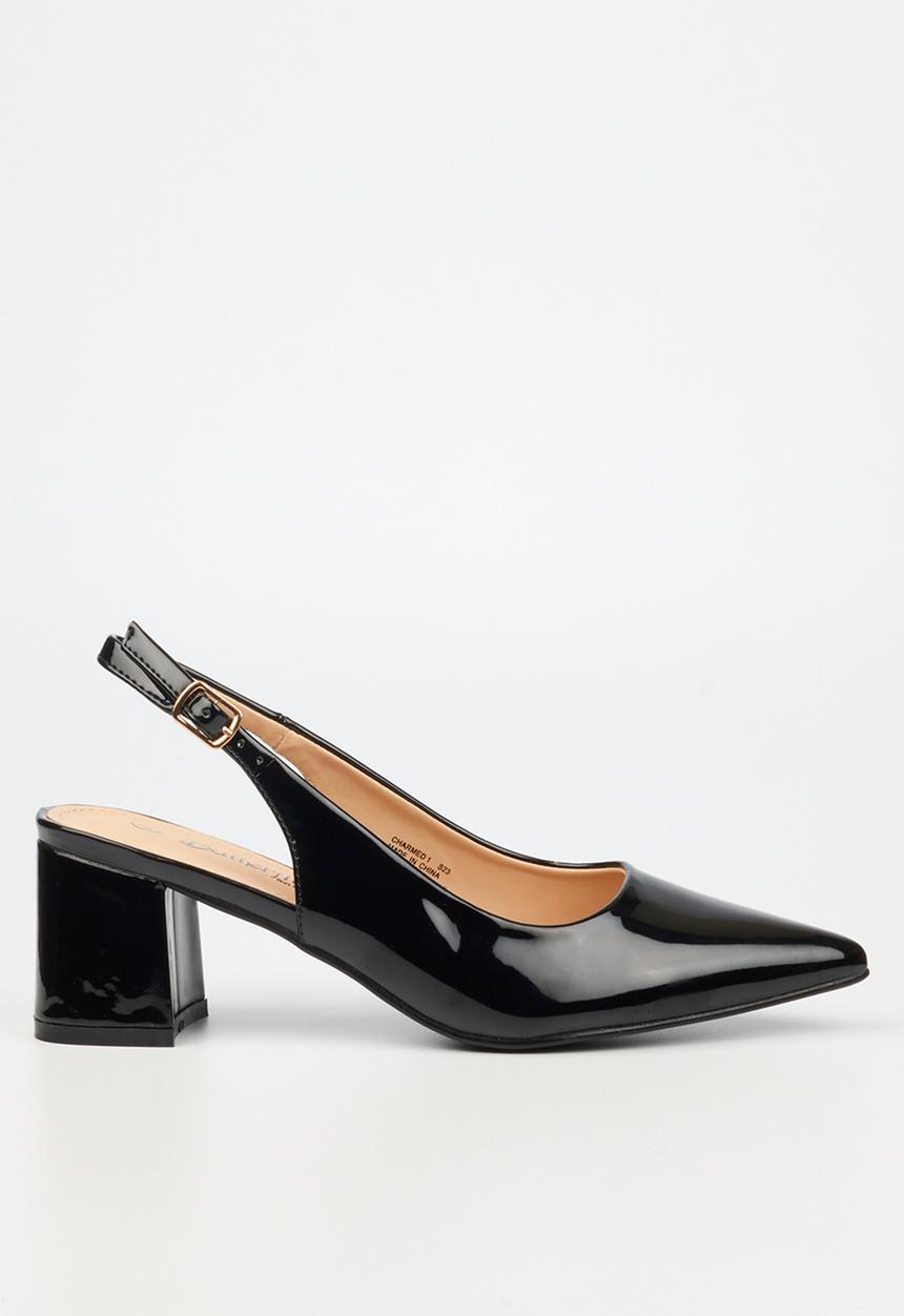 Butterfly Feet - Charmed 1 court heel - black