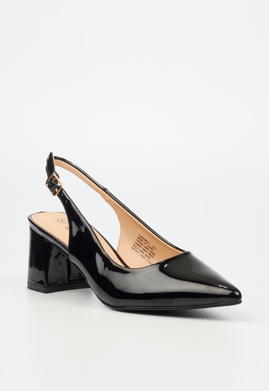 Butterfly Feet - Charmed 1 court heel - black