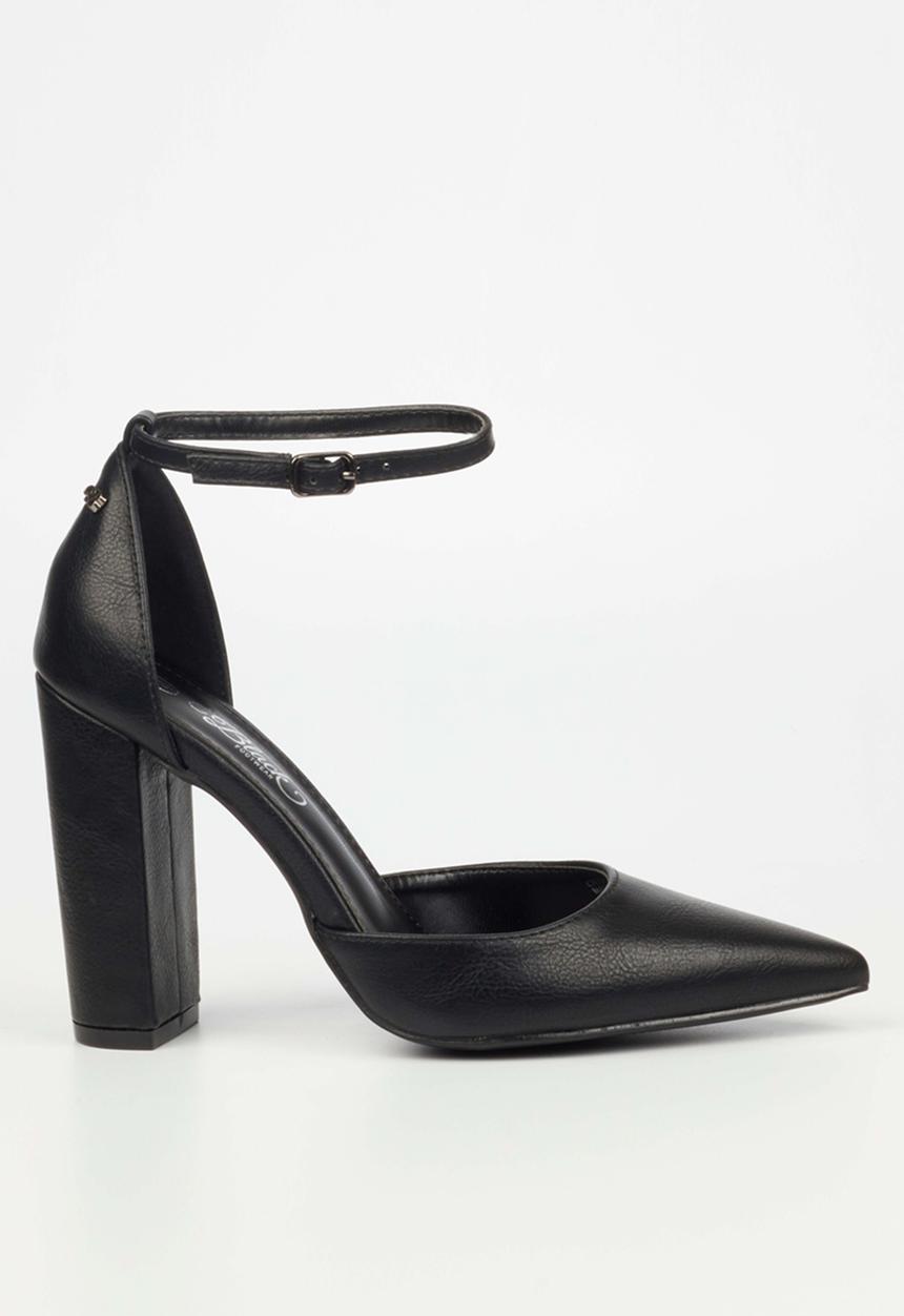 Miss Black - Criss3 ankle strap heel - black