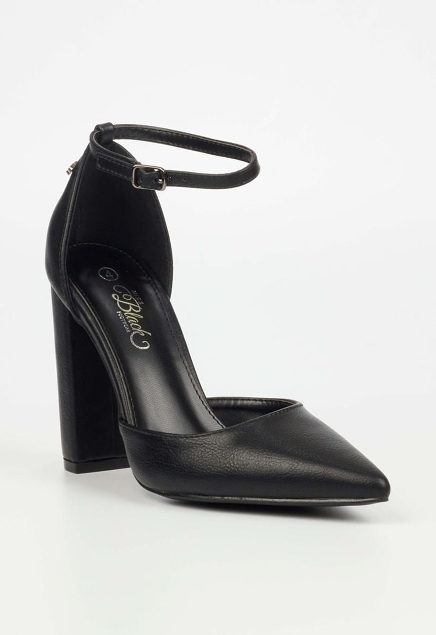 Miss Black - Criss3 ankle strap heel - black