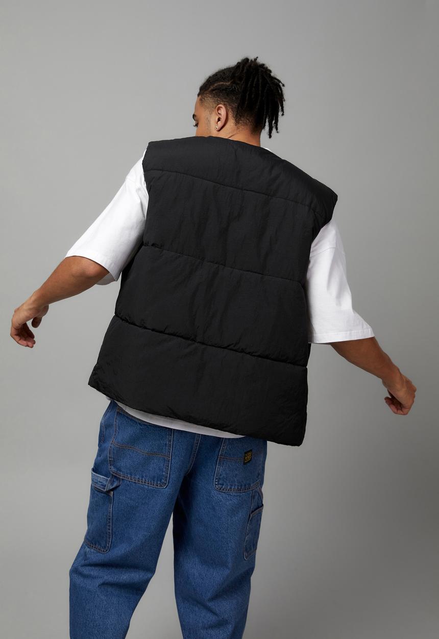 Cotton On - Street puffer vest - black 