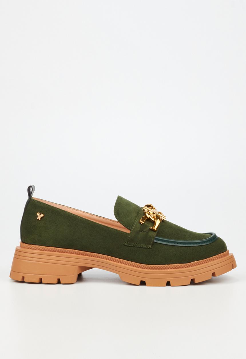 Butterfly Feet - Reiss 1  loafer - olive