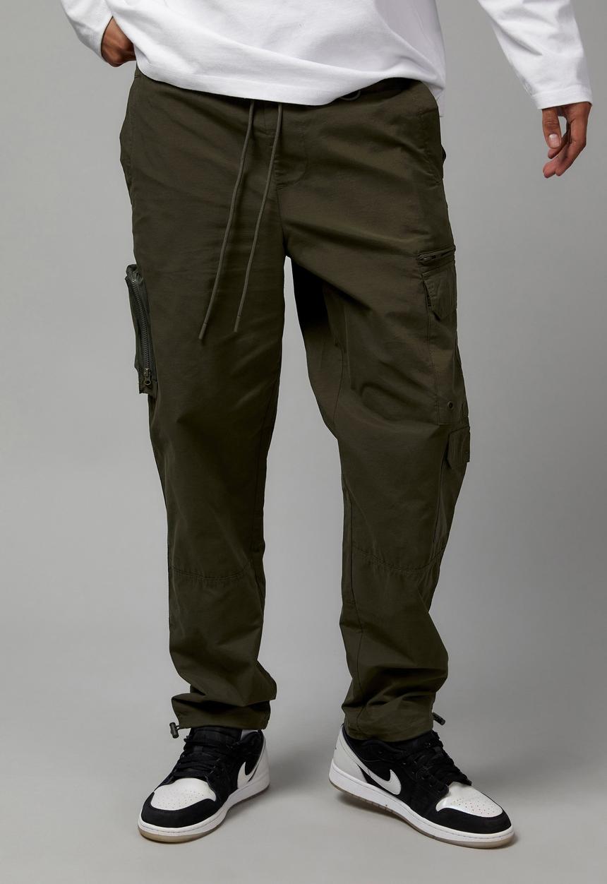 Cotton On - street utility pant - Mountain green