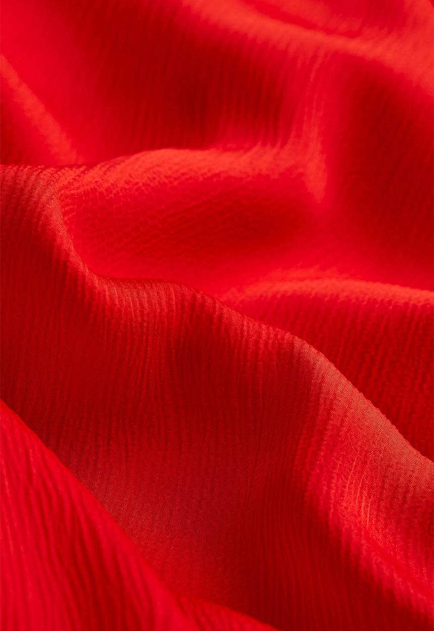 H&M - Crêpe-weave jumpsuit - bright red