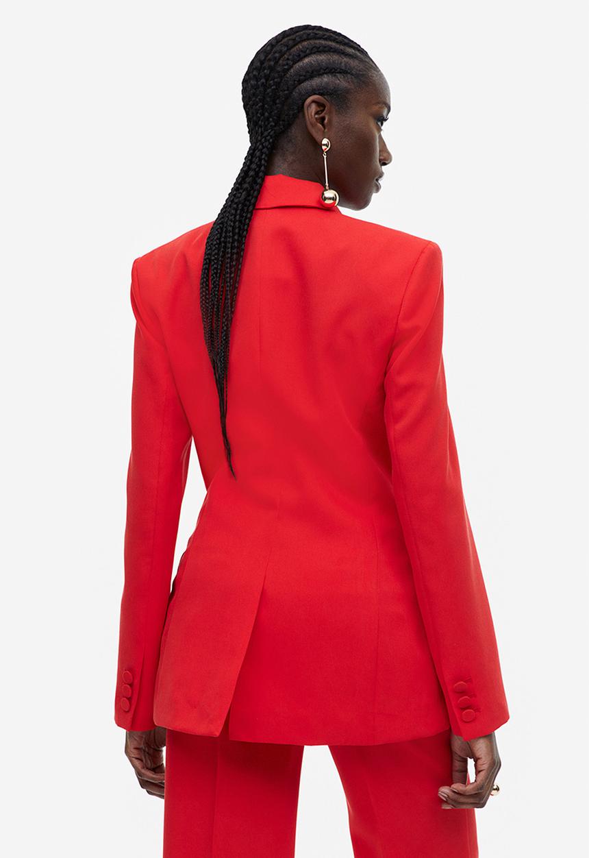 H&M - Single-breasted blazer - red