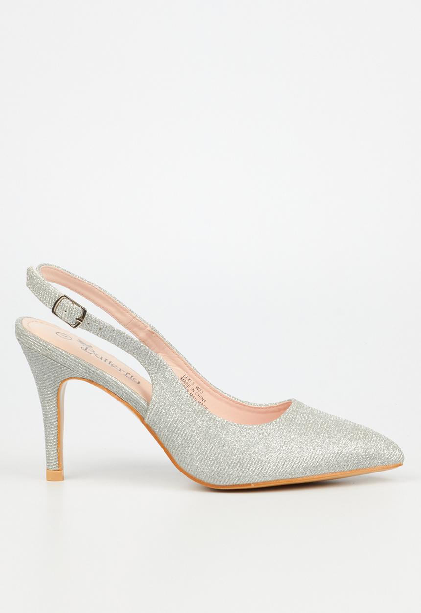 Butterfly Feet - Lexi 3 court heel - silver