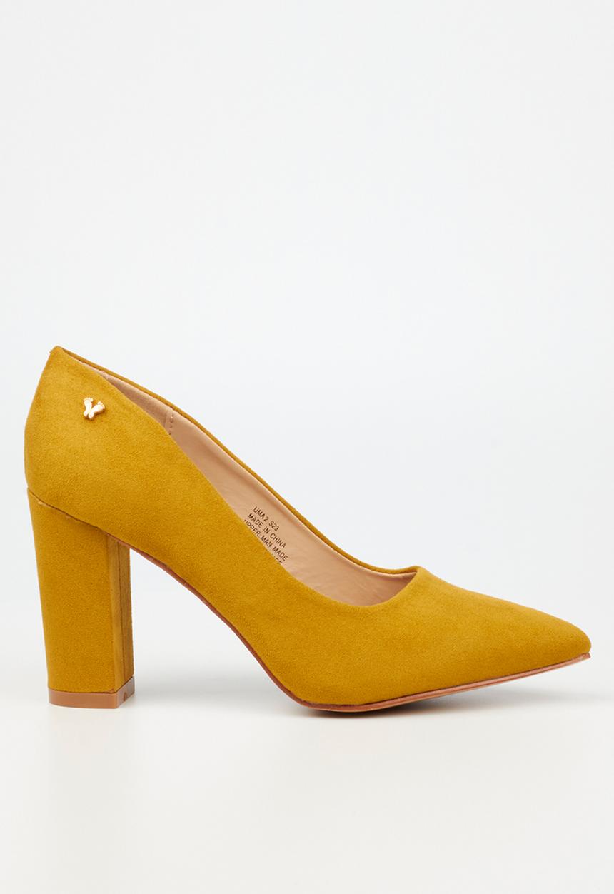 Butterfly Feet - Uma 2 court heel - mustard