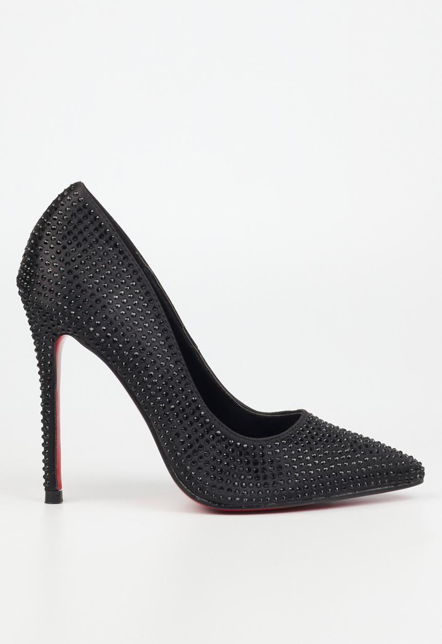 Miss Black - Lou 27 court heel - black