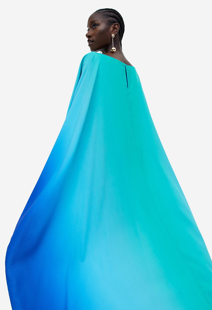 H&M - Kaftan dress - turquoise/ombre